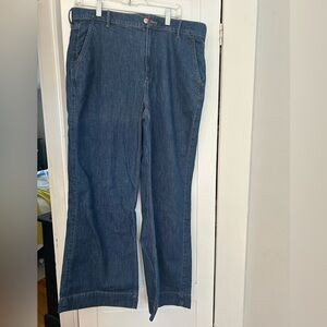 Jcrew wide leg jeans. Size 32